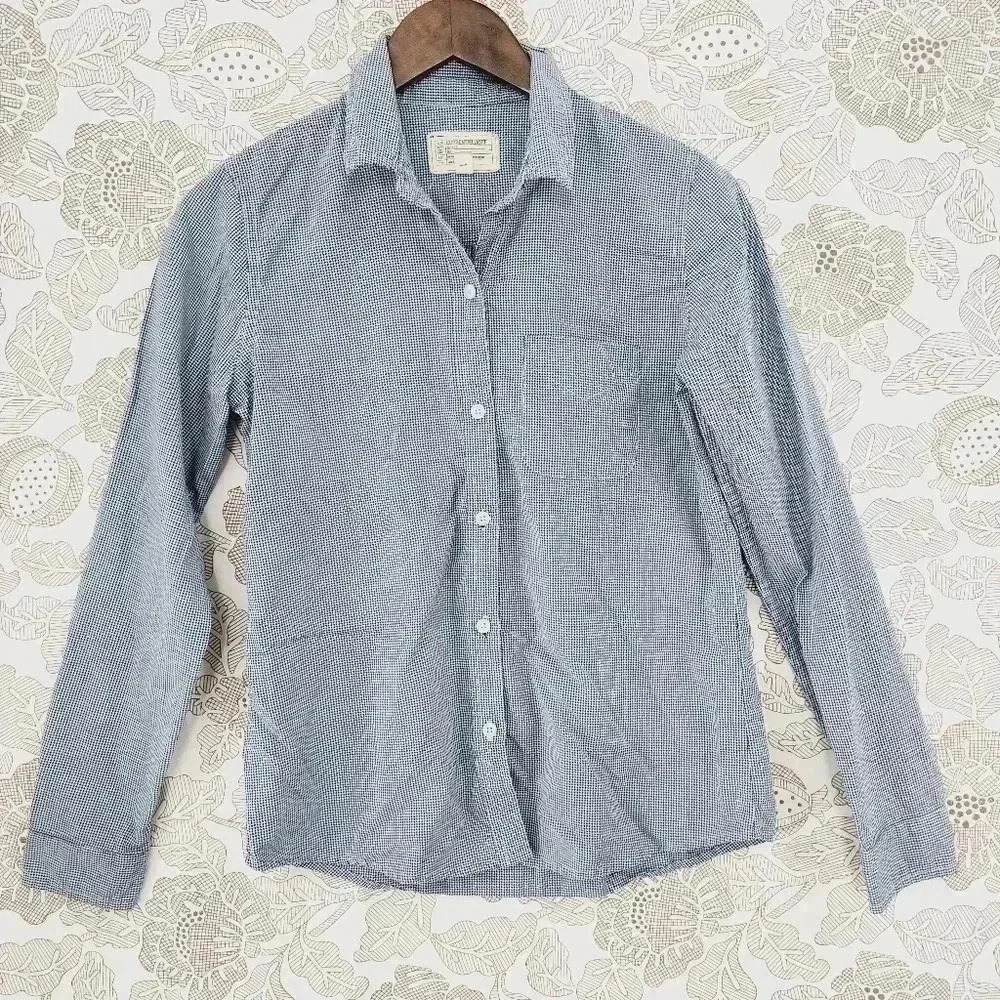 Current/Elliott Pattern Button Down Long Sleeve W… - image 1